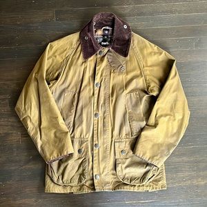 Barbour Olive Green Classic Bedale Jacket Small